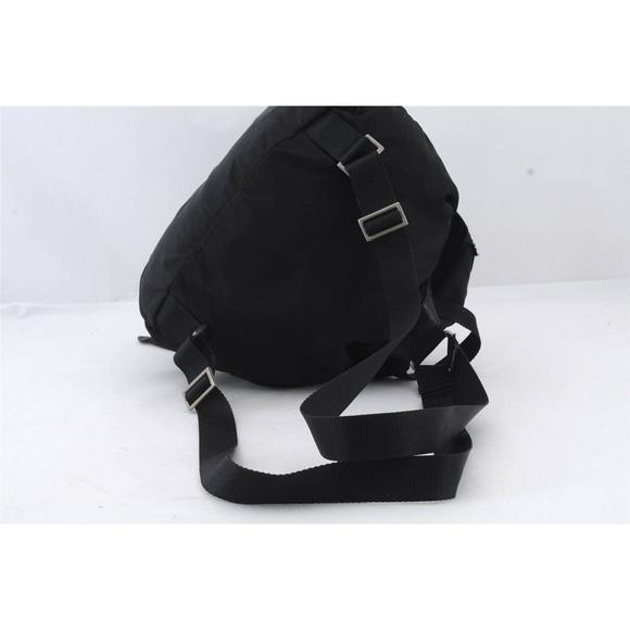 Auth Prada Nylon Leather Backpack Black #48359P28B - Picture 4 of 13